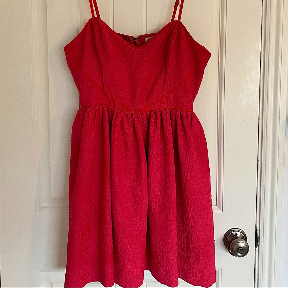 Pink Heart Pattern Dress